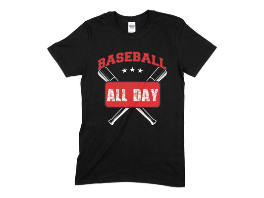 Baseball all day mens t-shirt - Premium t-shirt from MyDesigns - Just $19.95! Shop now at Lees Krazy Teez
