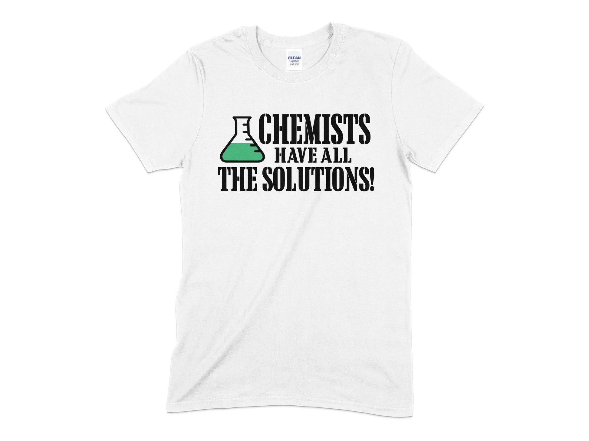 chemists have all the solutions - Premium t-shirt from MyDesigns - Just $19.95! Shop now at Lees Krazy Teez