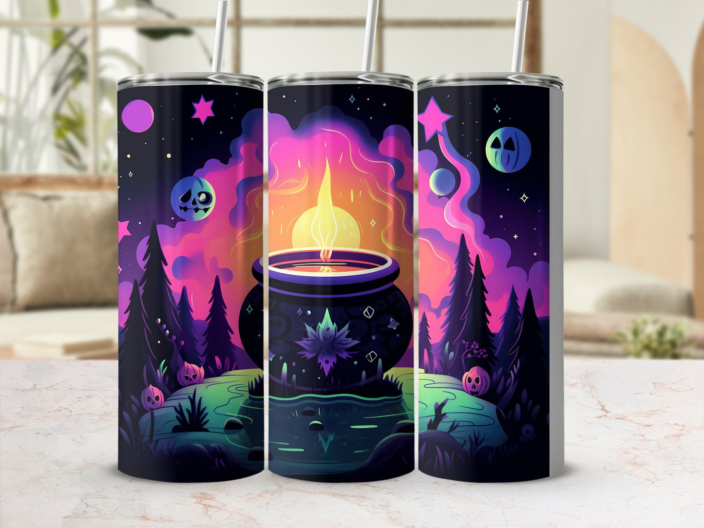 Magically world under the stars 20oz skinny tumbler - Premium tumbler from MyDesigns - Just $26.95! Shop now at Lees Krazy Teez