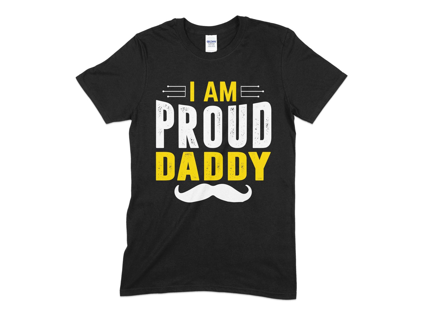 I am proud daddy mustache t-shirt - Premium t-shirt from MyDesigns - Just $19.95! Shop now at Lees Krazy Teez
