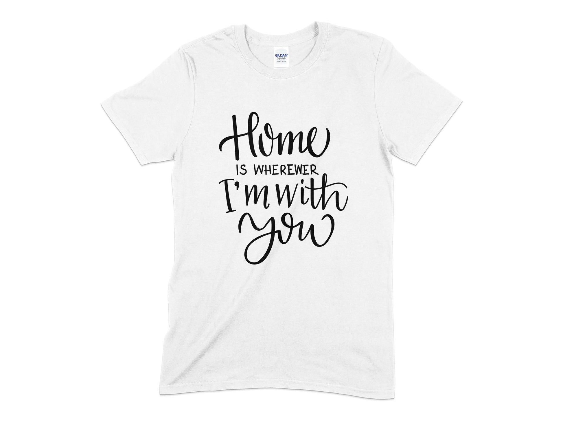 Home is whereever im with you unisex t-shirt - Premium t-shirt from MyDesigns - Just $19.95! Shop now at Lees Krazy Teez