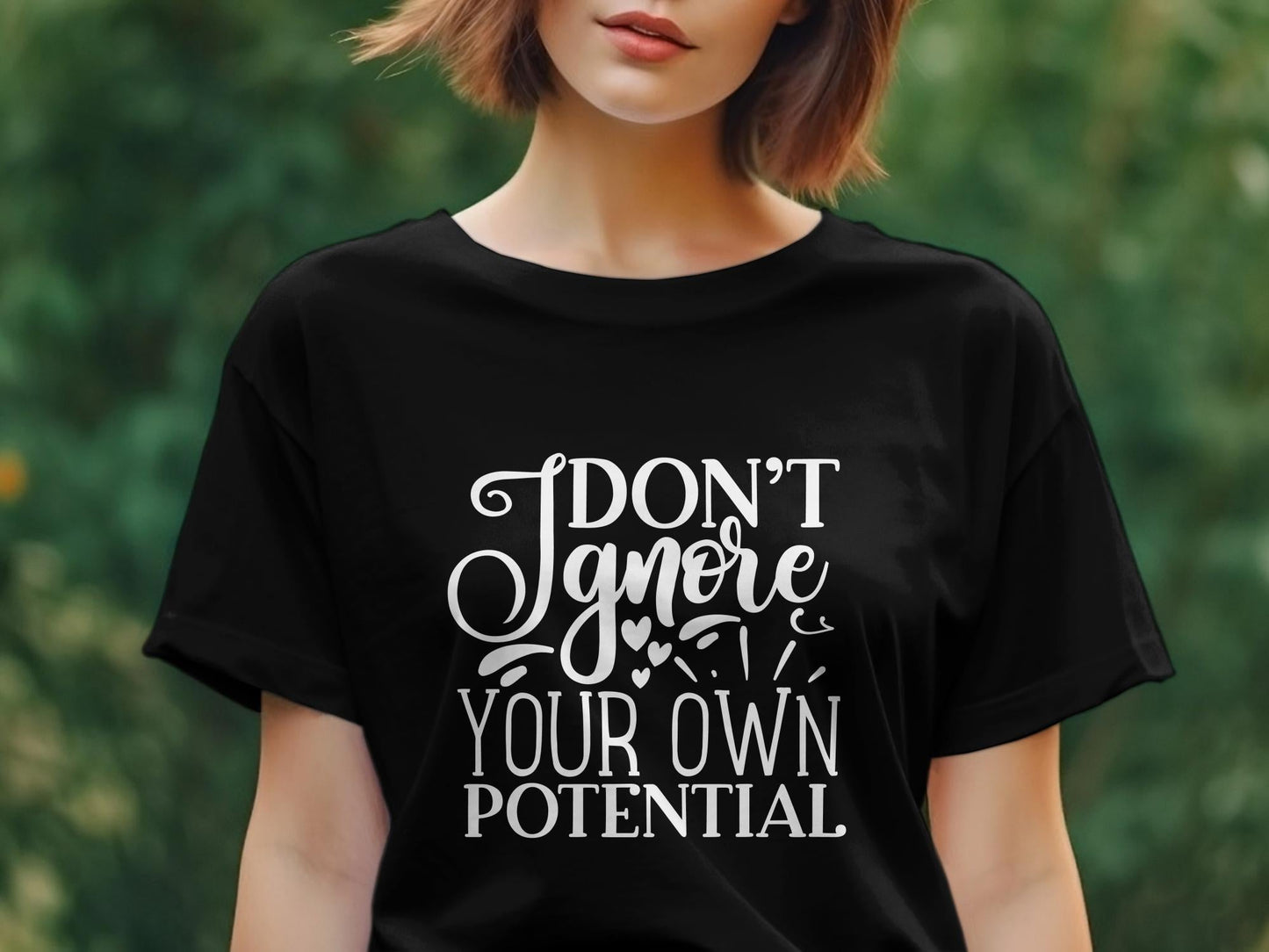 Don't ignore your own potential awesome Women's tee - Premium t-shirt from MyDesigns - Just $21.95! Shop now at Lees Krazy Teez