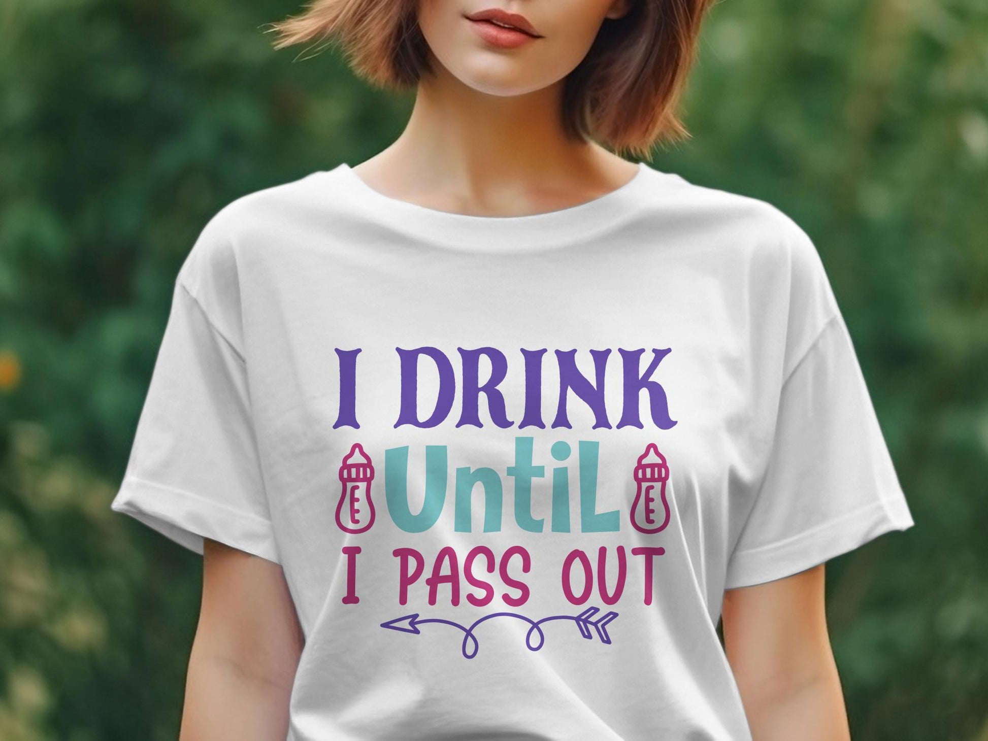 i drink until i pass out Women's awesome t-shirt - Premium t-shirt from MyDesigns - Just $19.95! Shop now at Lees Krazy Teez