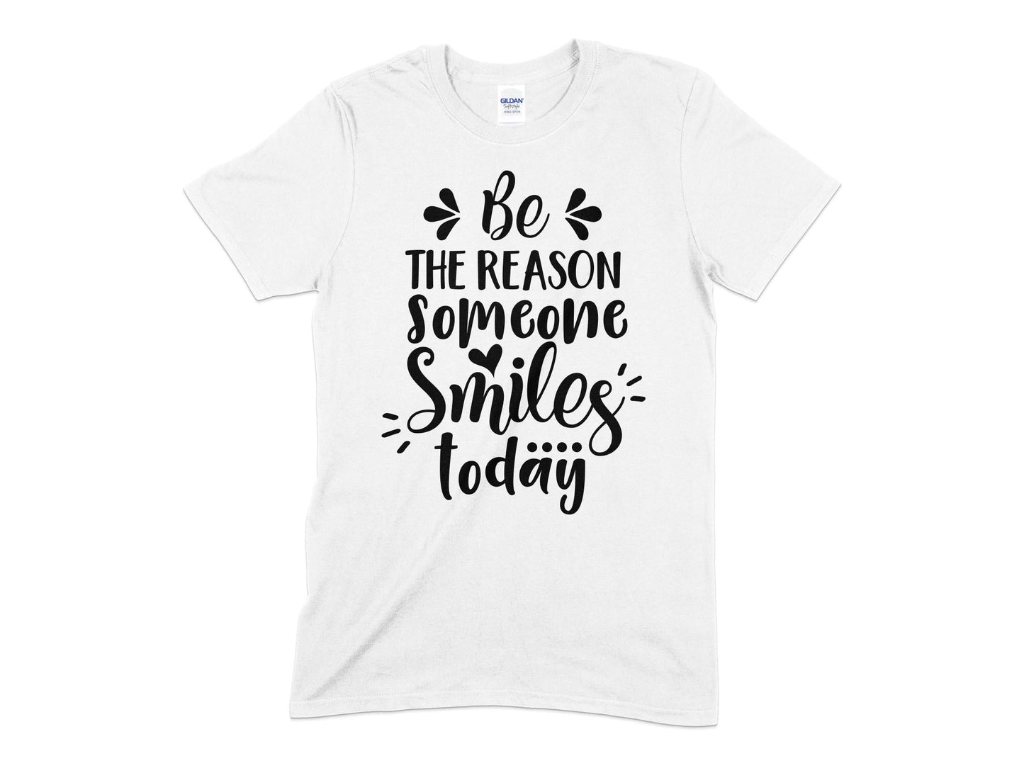 Be the reason someone smiles today Mens womens unisex t-shirt - Premium t-shirt from MyDesigns - Just $19.95! Shop now at Lees Krazy Teez