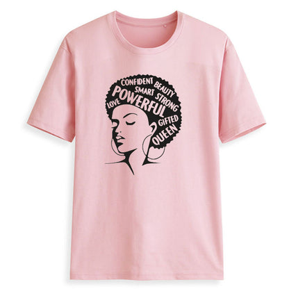 Afro Lady Shirt Women Feminist Tee Girl Power Ladycasual Women's awesome t-shirt - Premium t-shirt from eprolo - Just $19.95! Shop now at Lees Krazy Teez