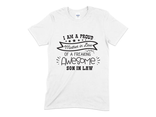Im a Proud Mother in Law t-shirt - Premium t-shirt from MyDesigns - Just $21.95! Shop now at Lees Krazy Teez