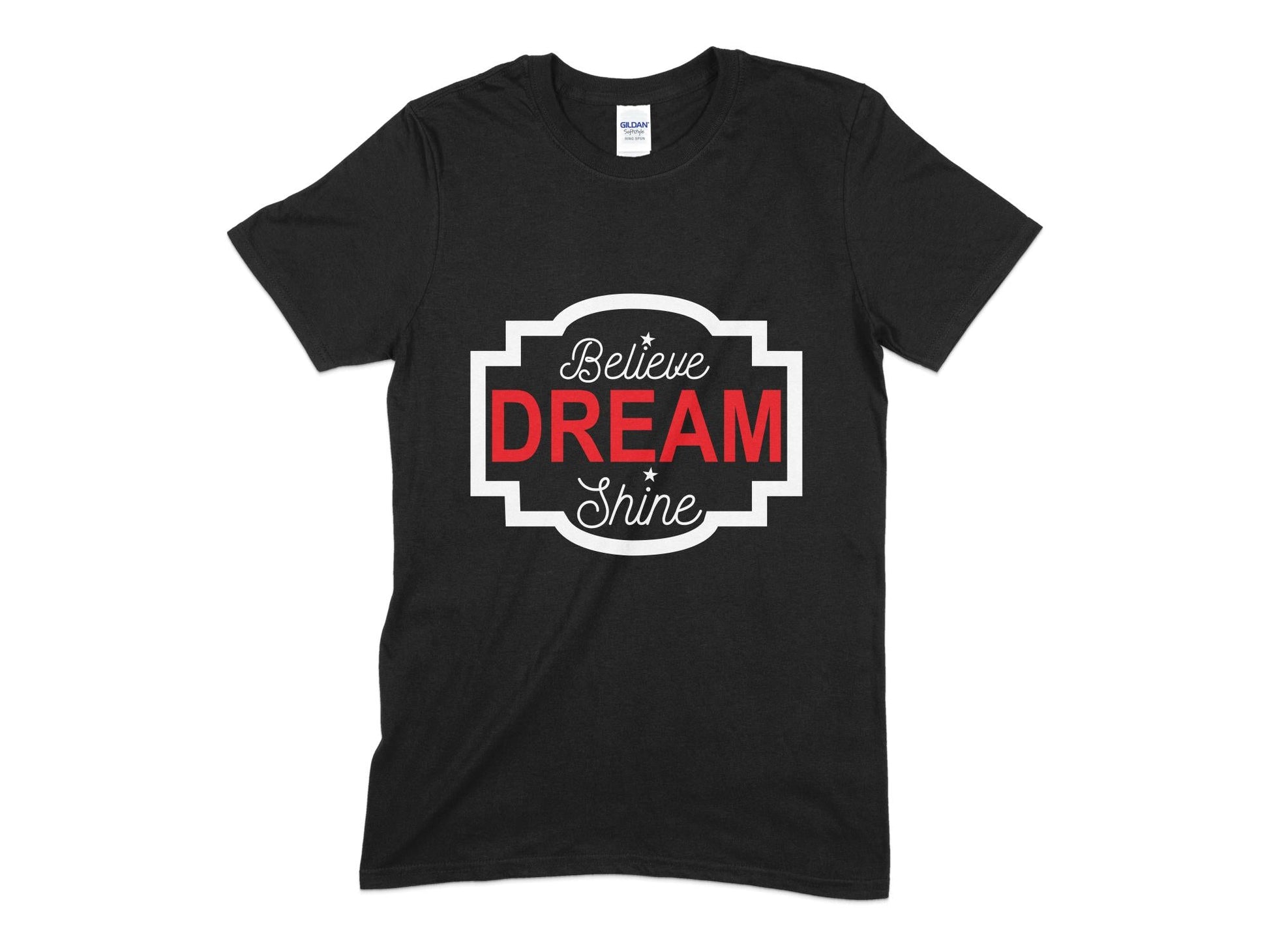 Believe dream shine t-shirt - Premium t-shirt from MyDesigns - Just $19.95! Shop now at Lees Krazy Teez