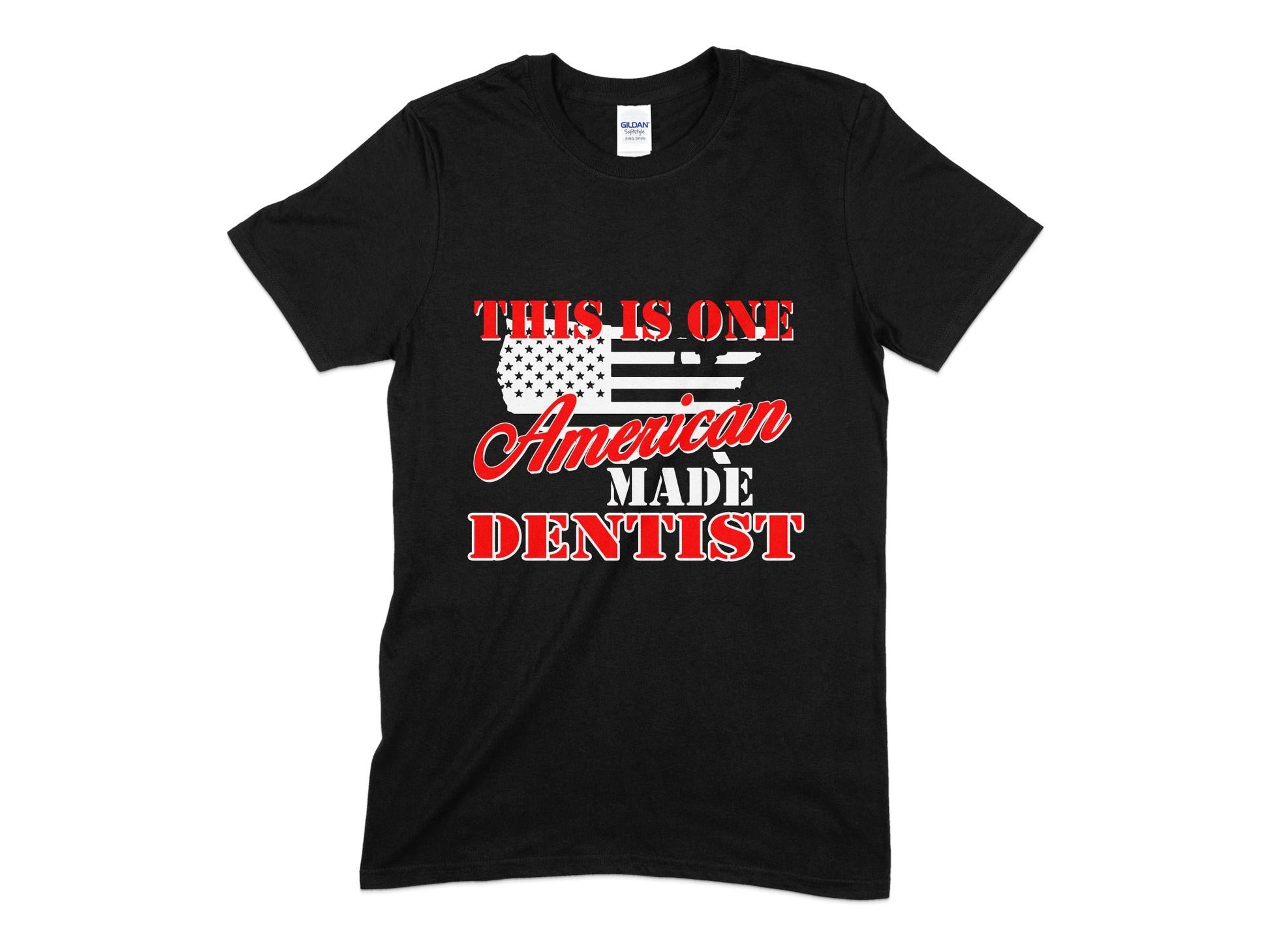 this is one dentist american made t-shirt - Premium t-shirt from MyDesigns - Just $14.95! Shop now at Lees Krazy Teez