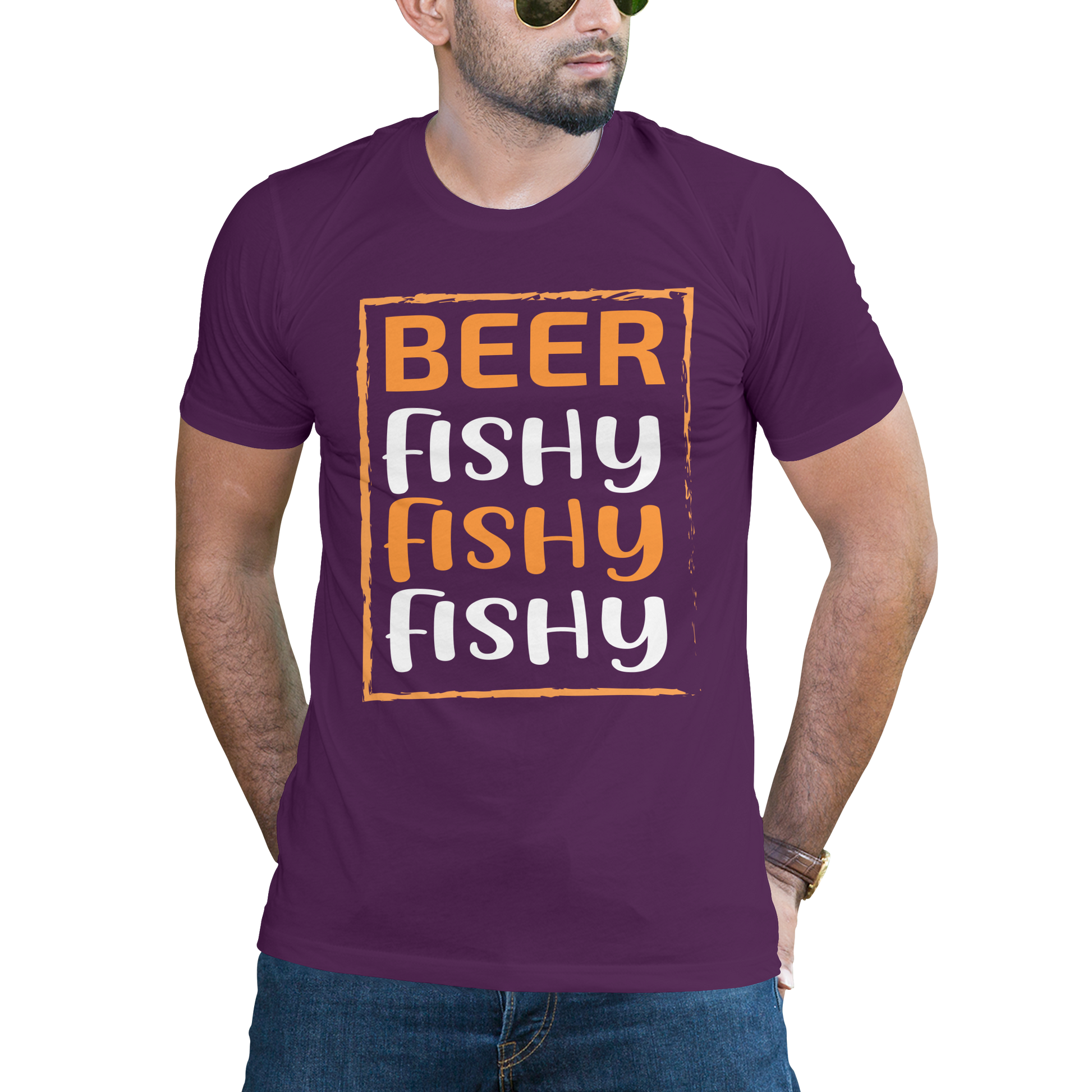 Beer Fishy Fishy Fishy funny fishing t-shirt - Premium t-shirt from Lees Krazy Teez - Just $24.95! Shop now at Lees Krazy Teez
