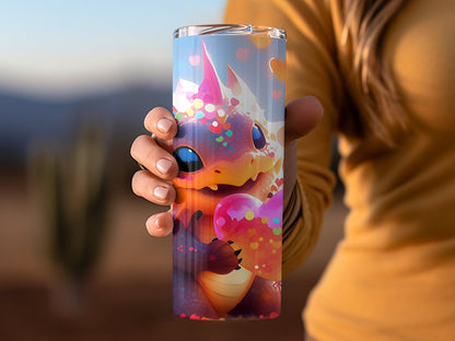 Cute monster hearts tumbler wrap 20oz skinny tumbler - Premium tumbler from MyDesigns - Just $26.95! Shop now at Lees Krazy Teez