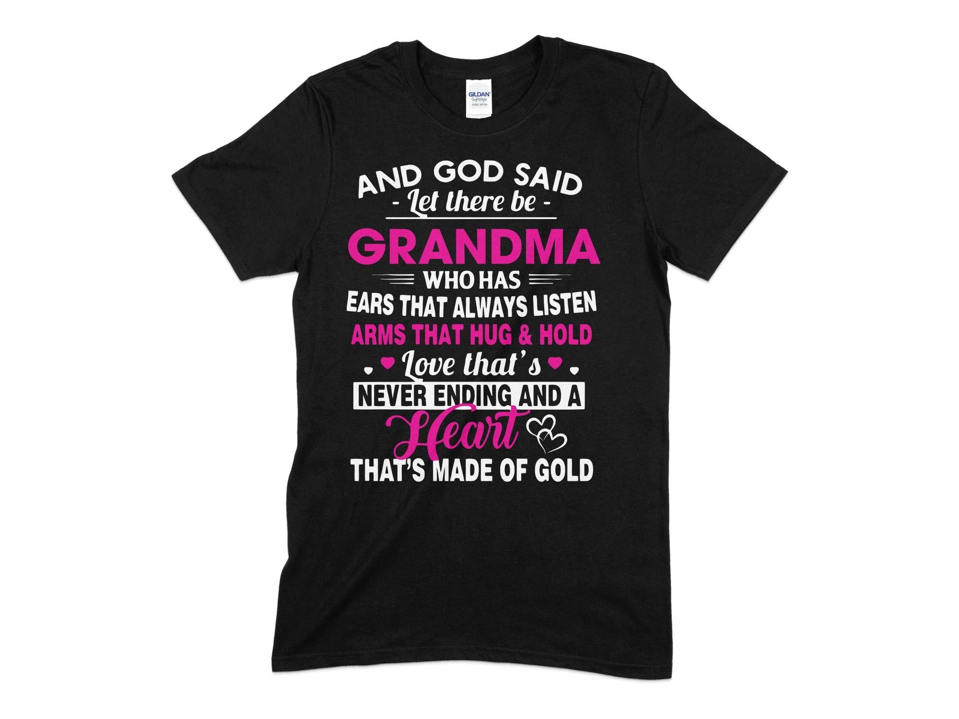 God said grandma love thats never ending christian t-shirt - Premium t-shirt from MyDesigns - Just $19.95! Shop now at Lees Krazy Teez