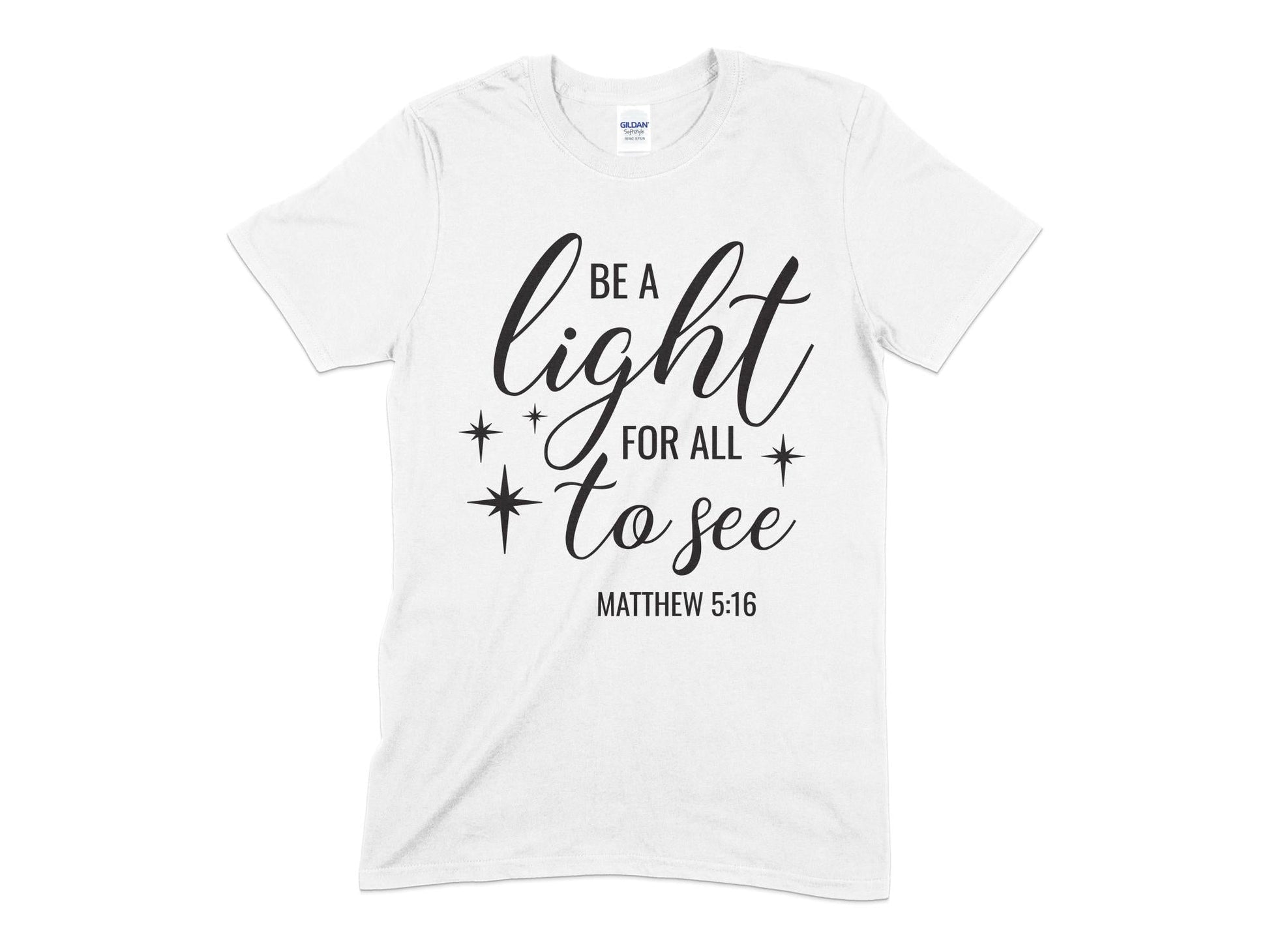 Be A Light For All To See Mens womens unisex t-shirt - Premium t-shirt from MyDesigns - Just $19.95! Shop now at Lees Krazy Teez