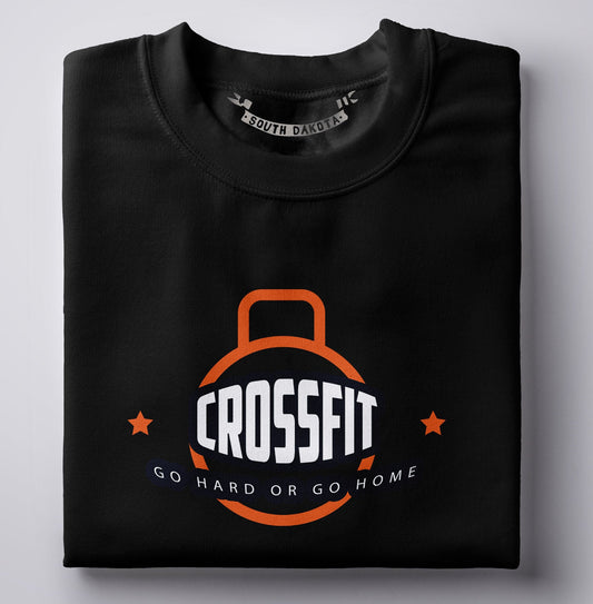 Crossfit go hard or go home t-shirt - Premium t-shirt from MyDesigns - Just $19.95! Shop now at Lees Krazy Teez