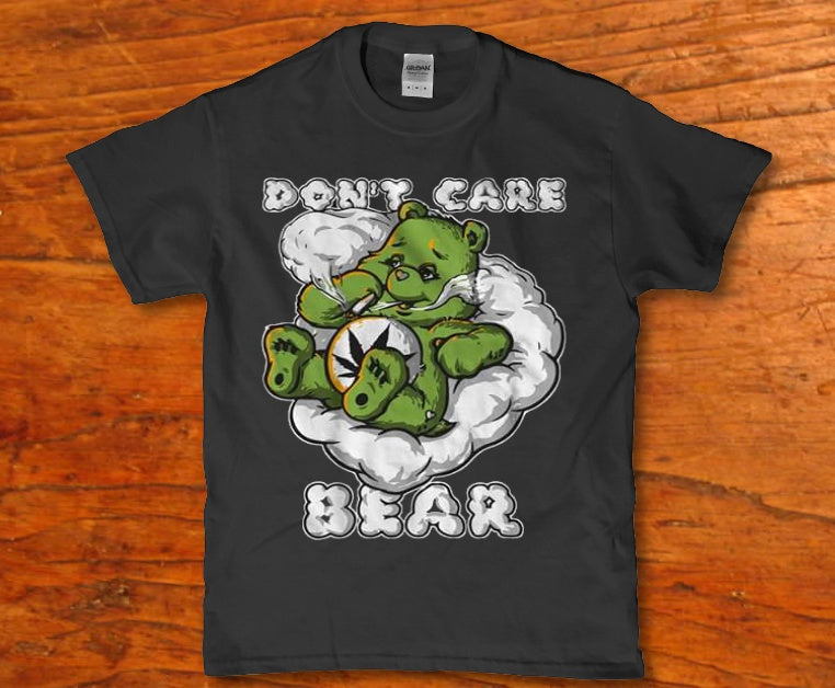 Don't care bear 420 pot smoking bear Men's t-shirt - Premium t-shirt from MyDesigns - Just $16.95! Shop now at Lees Krazy Teez