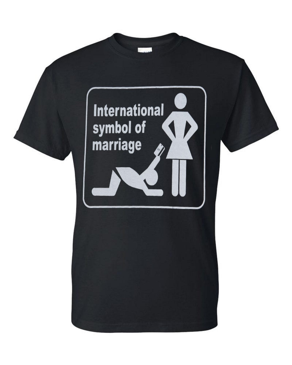 International symbol of marriage Men's t-shirt - Premium t-shirt from MyDesigns - Just $19.95! Shop now at Lees Krazy Teez