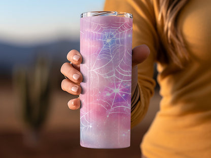 Cob web dream pastel world 20oz skinny tumbler - Premium tumbler from MyDesigns - Just $29.95! Shop now at Lees Krazy Teez