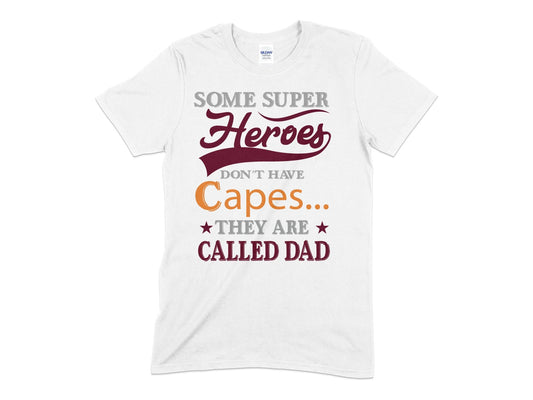 Some suepr heroes dont have capes they are called Dad Unisex t-shirt - Premium t-shirt from MyDesigns - Just $19.95! Shop now at Lees Krazy Teez
