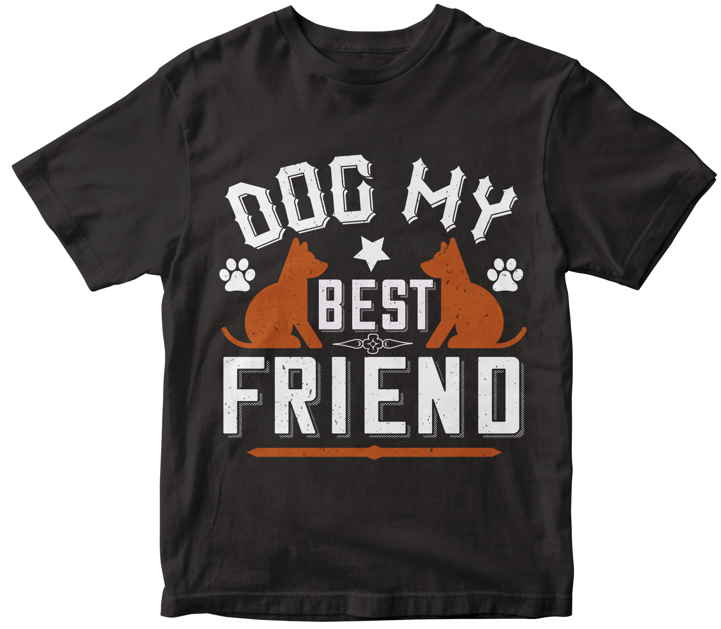 Dog My Best Friend t-shirt - Premium t-shirt from MyDesigns - Just $19.95! Shop now at Lees Krazy Teez