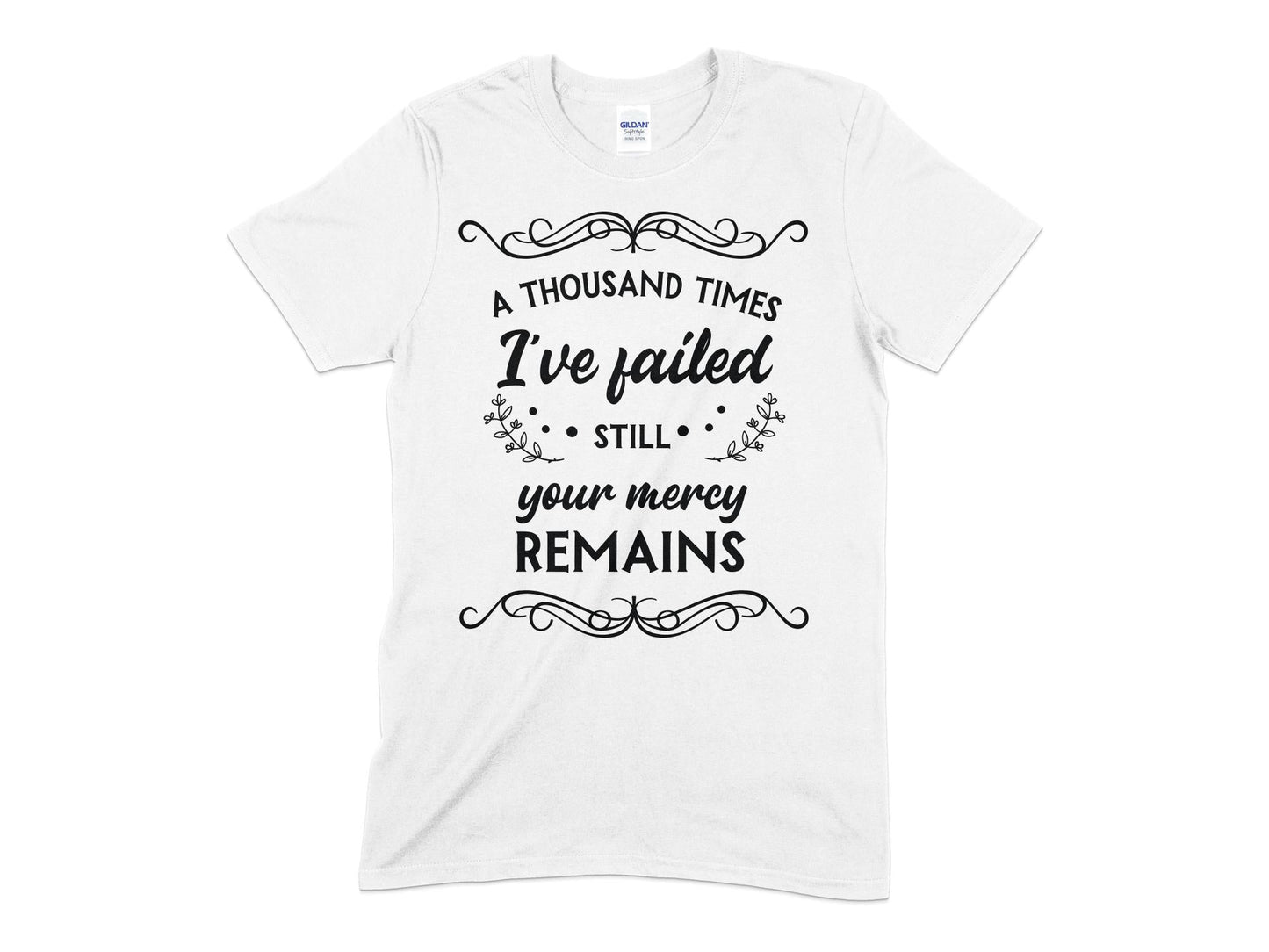 Your Mercy Remains t-shirt - Premium t-shirt from MyDesigns - Just $16.95! Shop now at Lees Krazy Teez