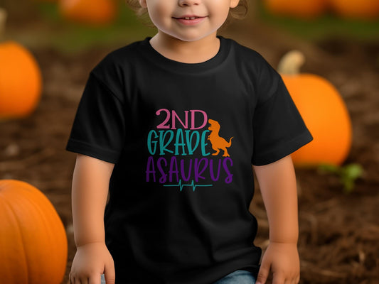 2nd grade asaurus youth boys t-shirt - Premium t-shirt from MyDesigns - Just $19.95! Shop now at Lees Krazy Teez