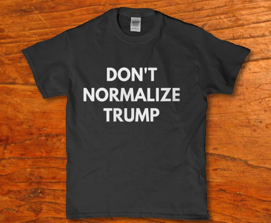 Don't normalize Trump 2024 Men's t-shirt - Premium t-shirt from MyDesigns - Just $19.95! Shop now at Lees Krazy Teez