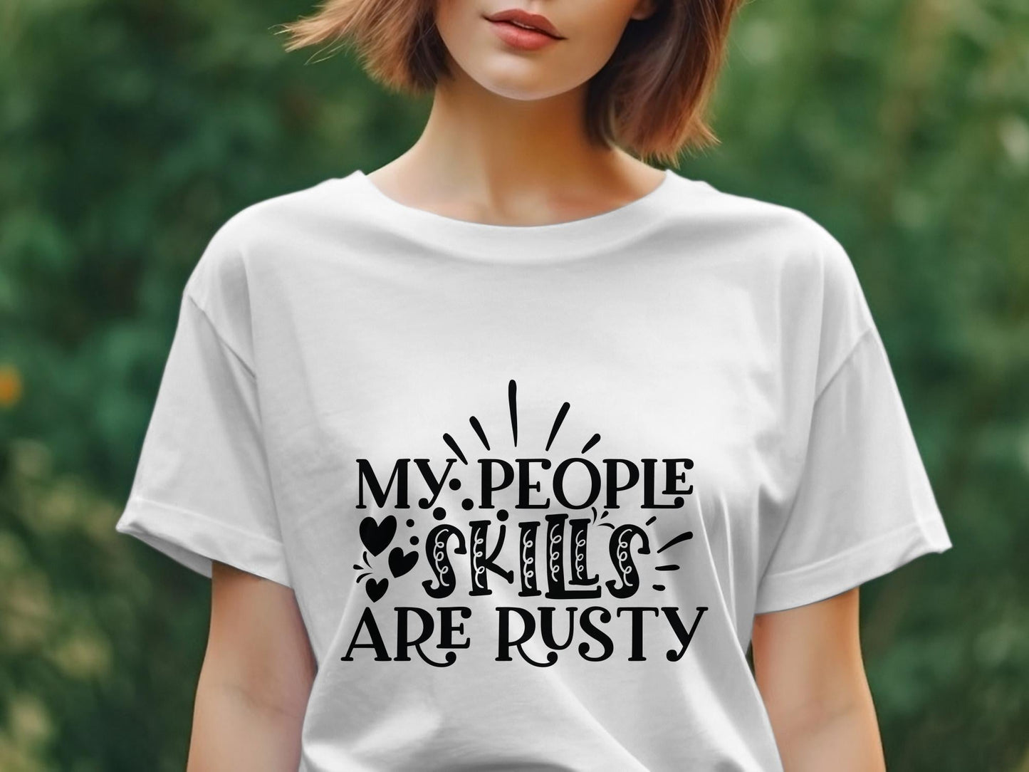 My People Skills Are Rusty awesome Women's t-shirt - Premium t-shirt from MyDesigns - Just $19.95! Shop now at Lees Krazy Teez