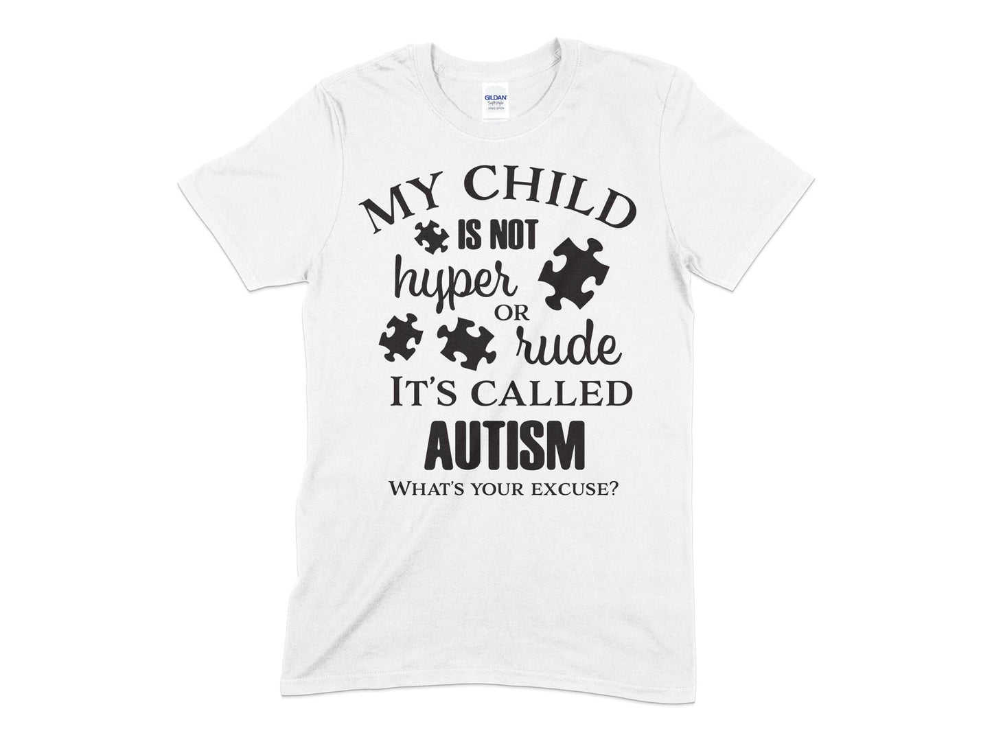 My child is not hyper or rude its called autism t-shirt - Premium t-shirt from MyDesigns - Just $19.95! Shop now at Lees Krazy Teez