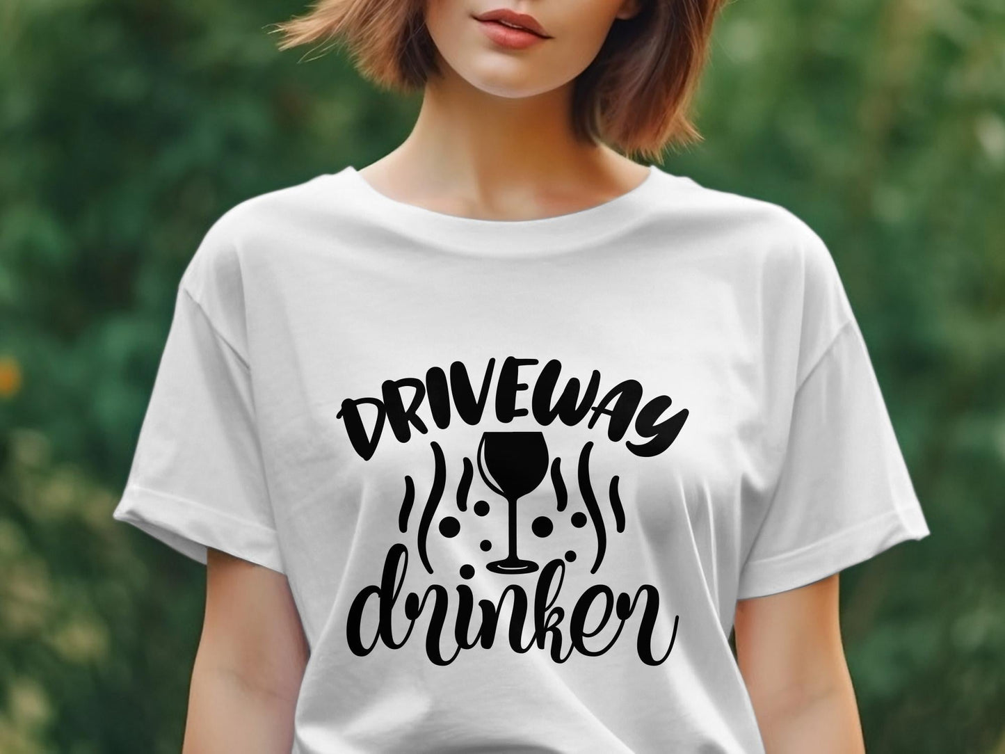 driveway drinker Women's Ladies t-shirt - Premium t-shirt from MyDesigns - Just $19.95! Shop now at Lees Krazy Teez