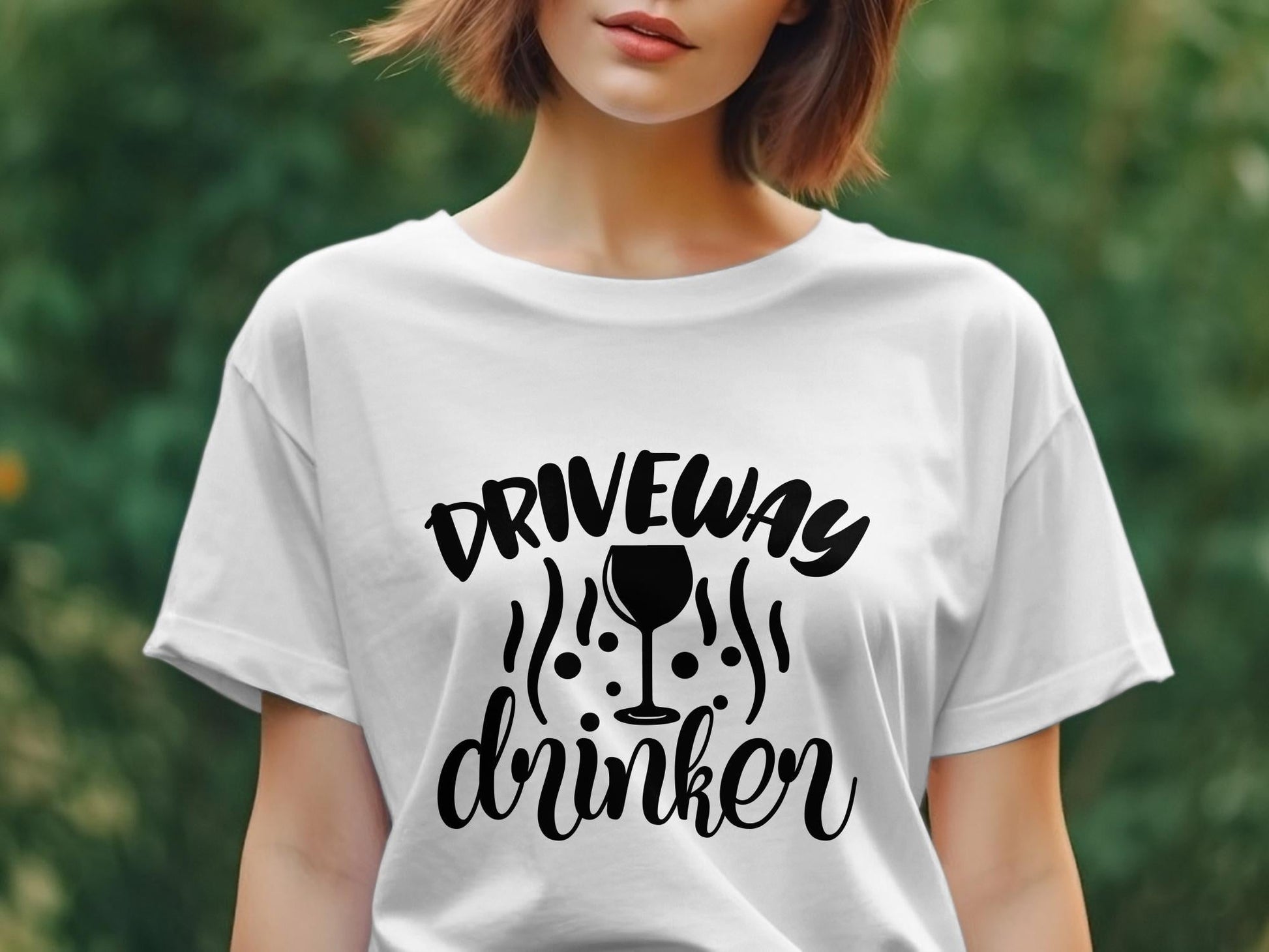 driveway drinker Women's Ladies t-shirt - Premium t-shirt from MyDesigns - Just $19.95! Shop now at Lees Krazy Teez