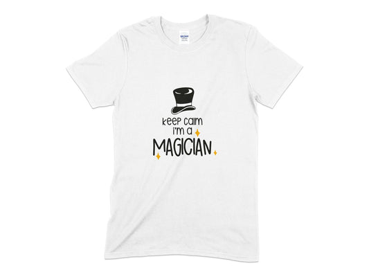 Keep calm im a magician t-shirt - Premium t-shirt from MyDesigns - Just $19.95! Shop now at Lees Krazy Teez