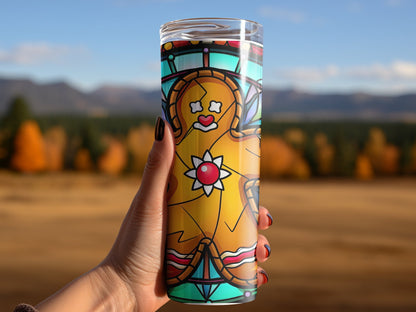 Gingerbread man skinny awesome 20oz skinny tumbler - Premium tumbler from MyDesigns - Just $26.95! Shop now at Lees Krazy Teez