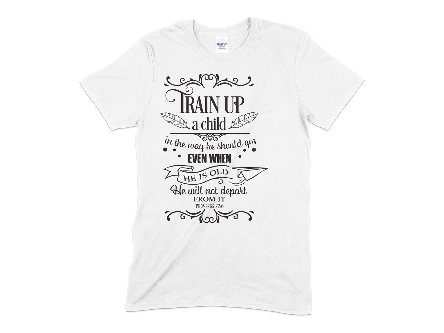 Train up a child - Premium t-shirt from MyDesigns - Just $19.95! Shop now at Lees Krazy Teez