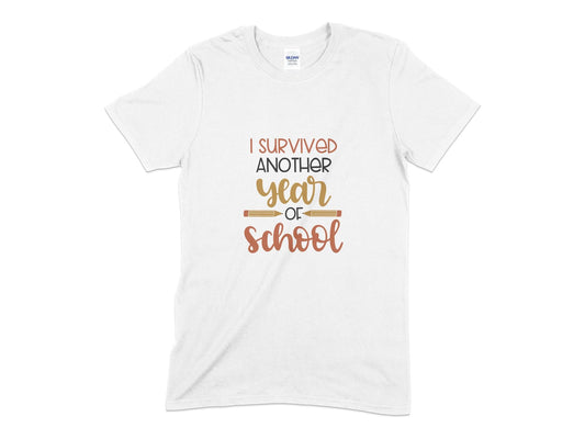 I survived another year of school Unisex t-shirt - Premium t-shirt from MyDesigns - Just $19.95! Shop now at Lees Krazy Teez