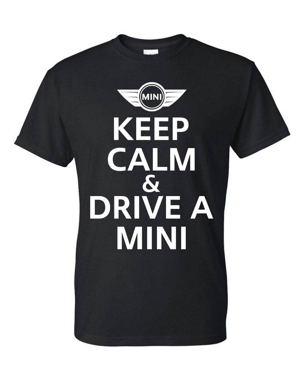 Keep calm and drive a mini Men's t-shirt - Premium t-shirt from MyDesigns - Just $19.95! Shop now at Lees Krazy Teez