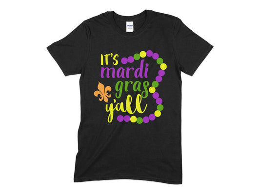 Its mardi gras yall Mens Women's t-shirt - Premium t-shirt from MyDesigns - Just $19.95! Shop now at Lees Krazy Teez