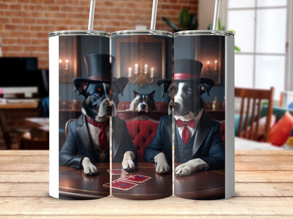 3d magic dogs 20oz skinny tumbler - Premium tumbler from MyDesigns - Just $29.95! Shop now at Lees Krazy Teez