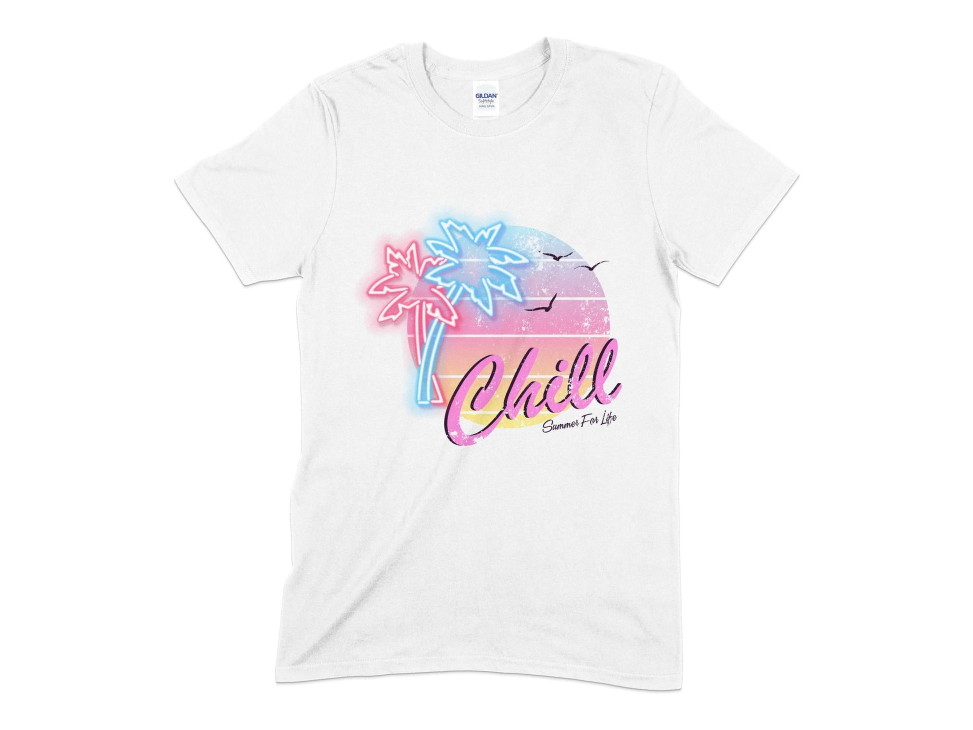 Chill summer for life vacation t-shirt - Premium t-shirt from MyDesigns - Just $18.95! Shop now at Lees Krazy Teez