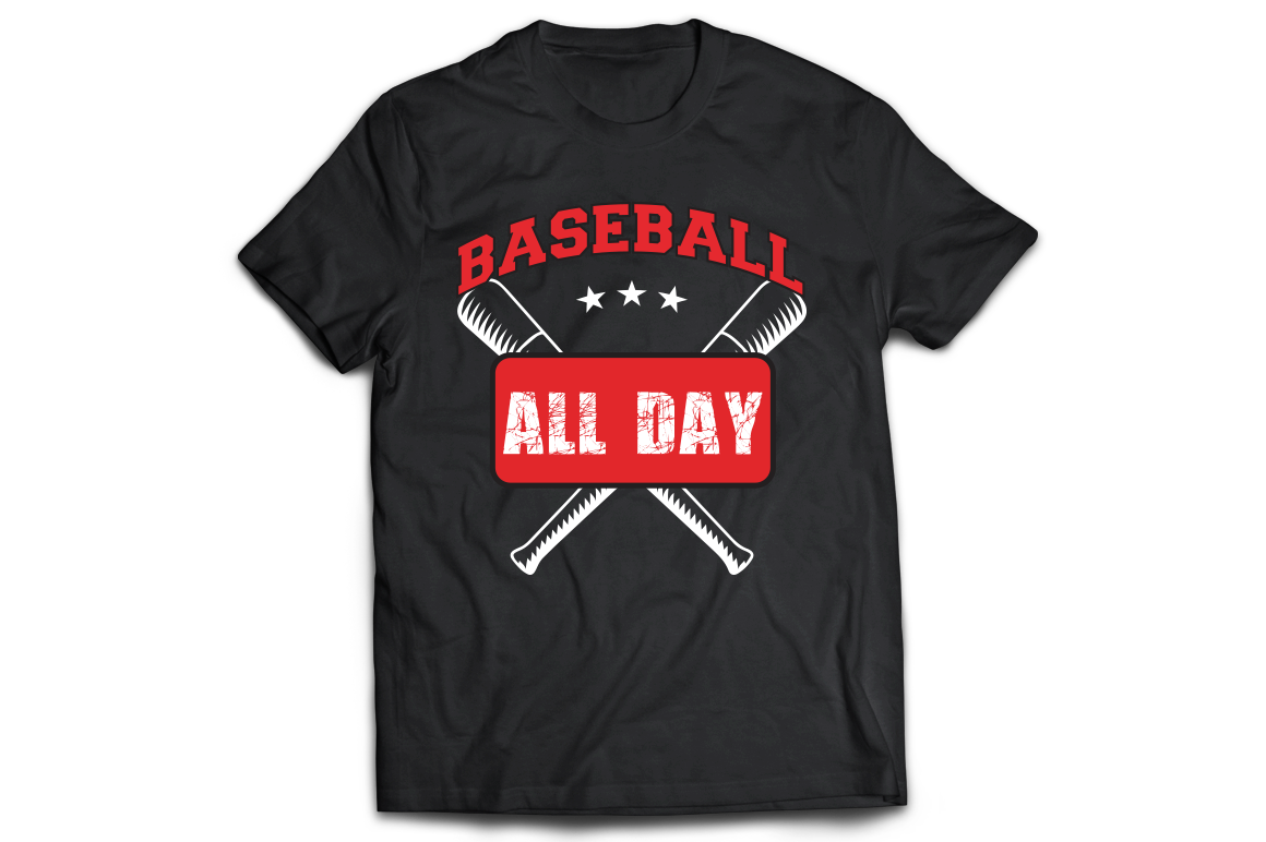 Baseball all day t-shirt - Premium t-shirt from MyDesigns - Just $21.95! Shop now at Lees Krazy Teez