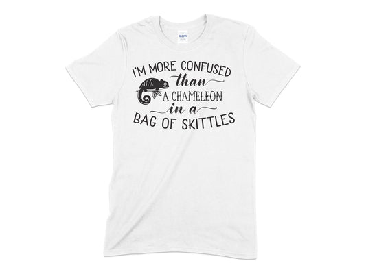 Chameleon in a Bag of Skittles - Premium t-shirt from MyDesigns - Just $19.95! Shop now at Lees Krazy Teez