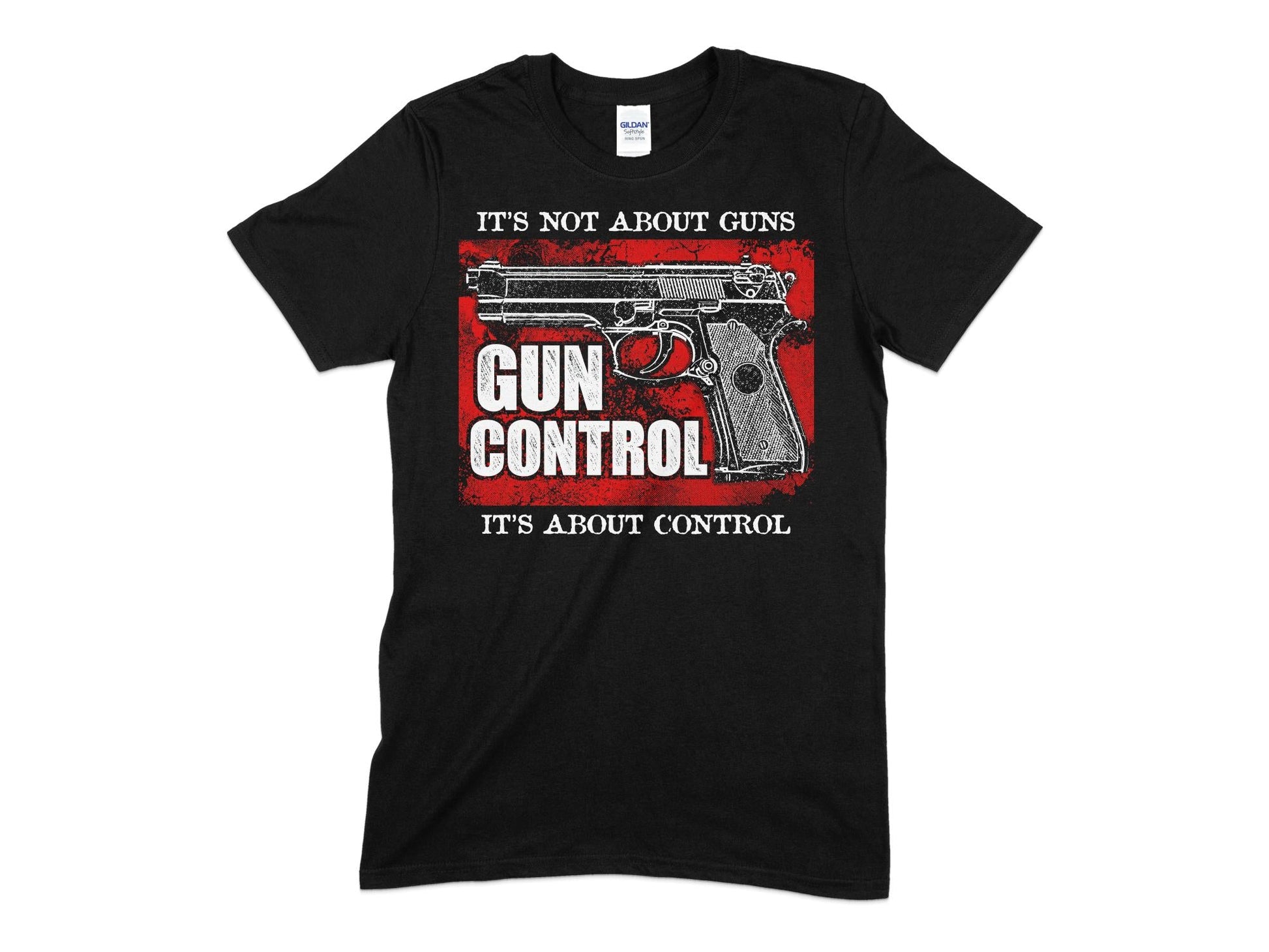 Gun Control Not About Guns veteran Men's t-shirt - Premium t-shirt from MyDesigns - Just $21.95! Shop now at Lees Krazy Teez