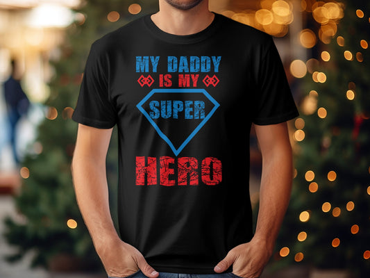 My Daddy is my super hero men's tee - Premium t-shirt from MyDesigns - Just $19.95! Shop now at Lees Krazy Teez