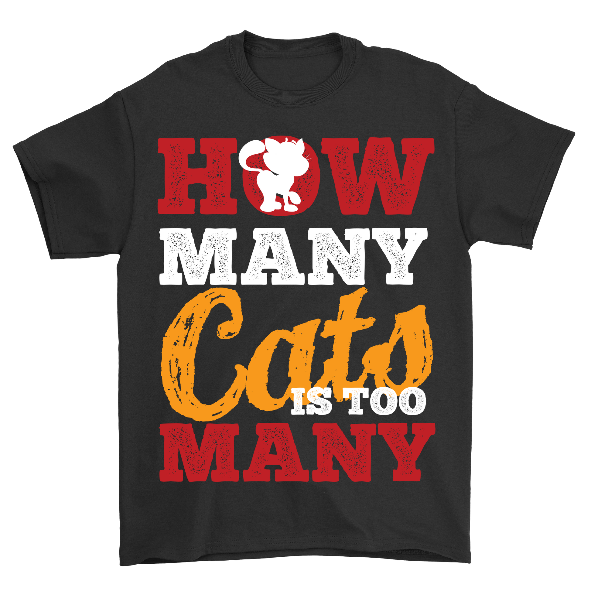 How many cats is too many t-shirt - Premium t-shirt from MyDesigns - Just $19.95! Shop now at Lees Krazy Teez