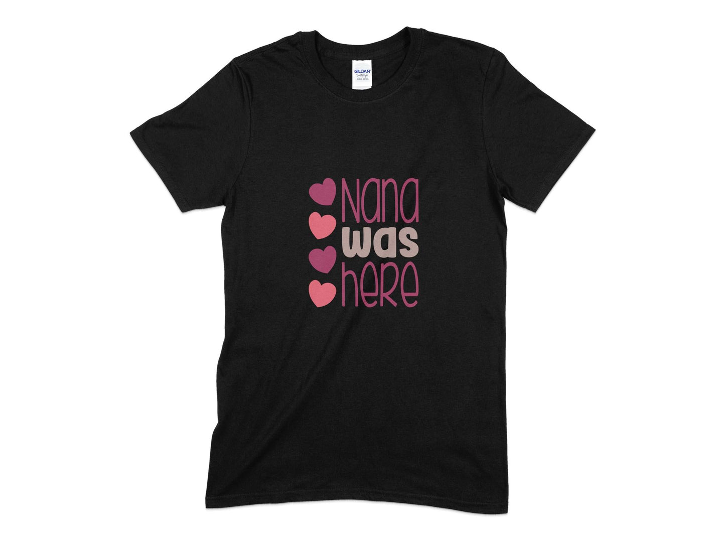 Nana was here womens t-shirt - Premium t-shirt from MyDesigns - Just $17.95! Shop now at Lees Krazy Teez