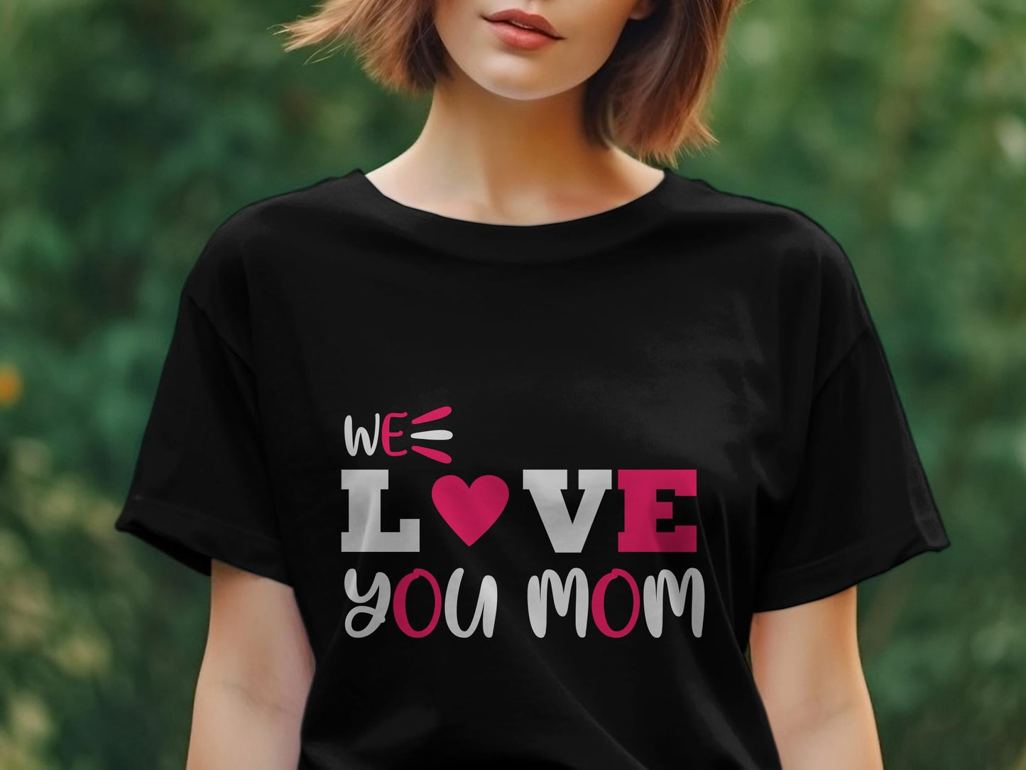We love you mommy Mothers day gift Women's tee - Premium t-shirt from MyDesigns - Just $19.95! Shop now at Lees Krazy Teez