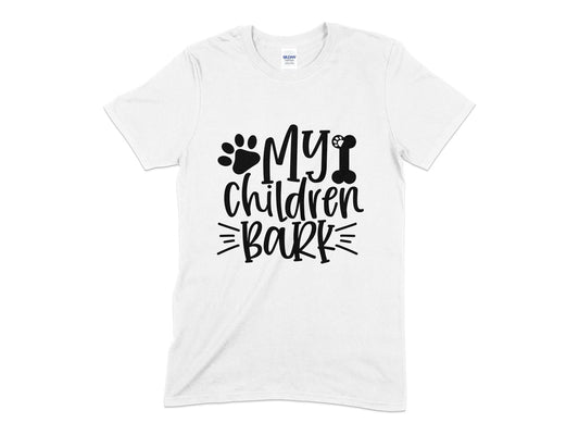 My children bark unisex t-shirt - Premium t-shirt from MyDesigns - Just $18.95! Shop now at Lees Krazy Teez