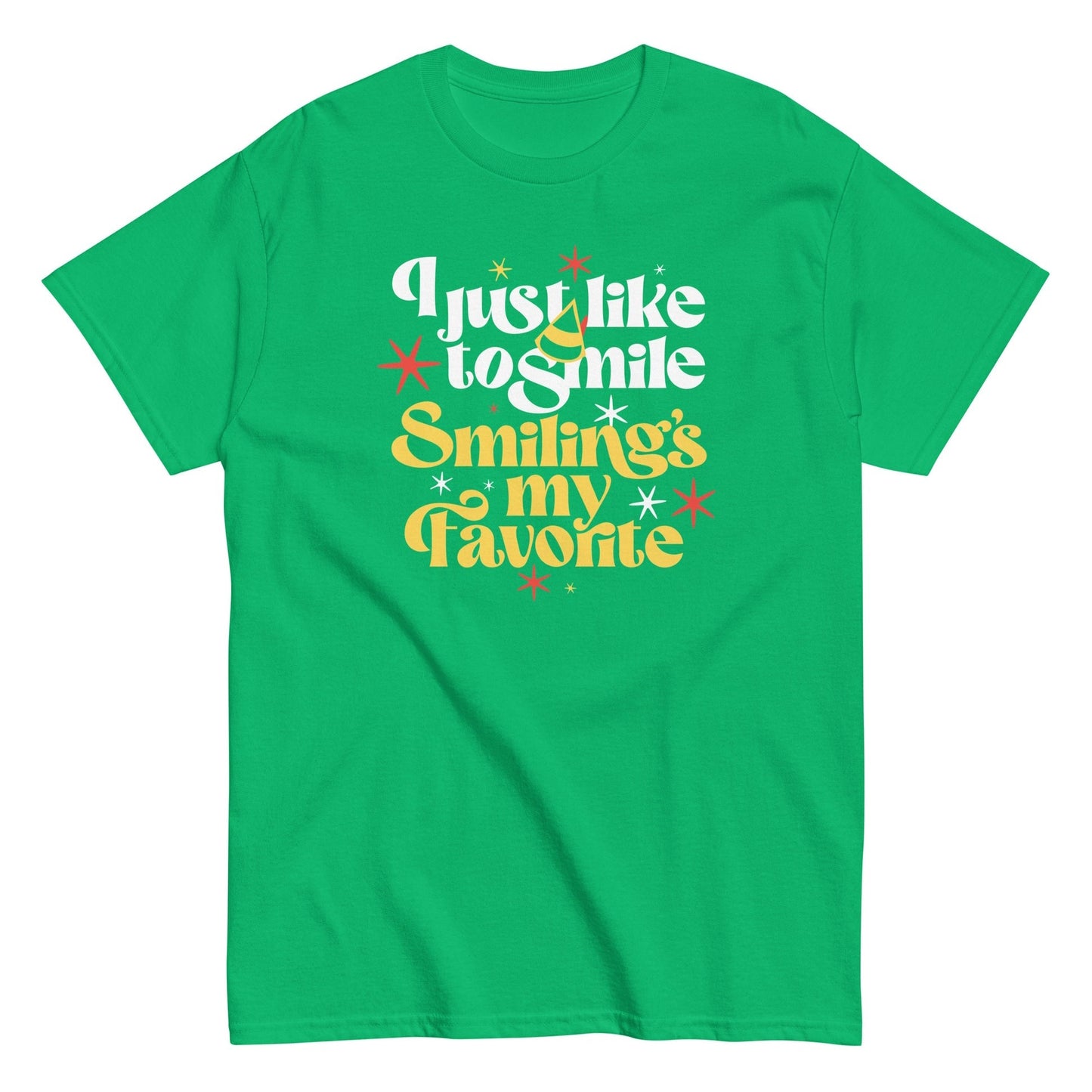 I just like to smile smilings my favorrite t-shirt - Premium t-shirt from MyDesigns - Just $19.95! Shop now at Lees Krazy Teez