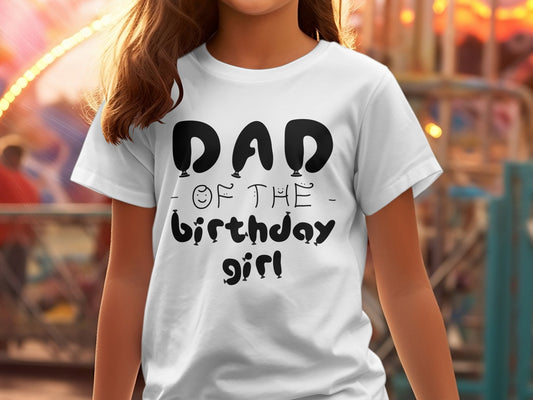 Dad of the birthday girl Women's tshirt - Premium t-shirt from MyDesigns - Just $19.95! Shop now at Lees Krazy Teez