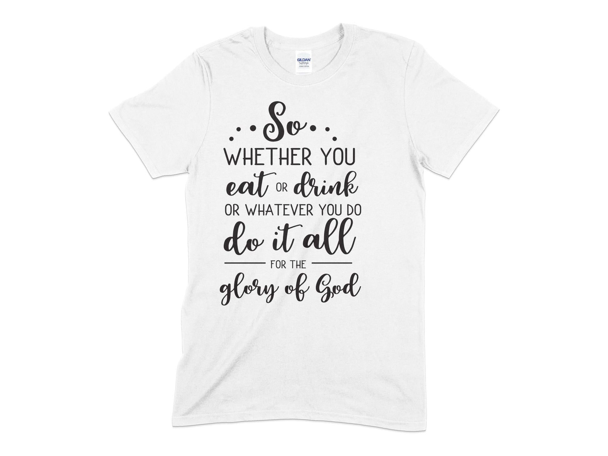 Do it All for the Glory of God Christian t-shirt - Premium t-shirt from MyDesigns - Just $21.95! Shop now at Lees Krazy Teez