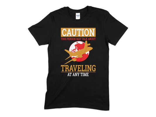 Caught this person may talk about traveling at any time - Premium t-shirt from MyDesigns - Just $19.95! Shop now at Lees Krazy Teez