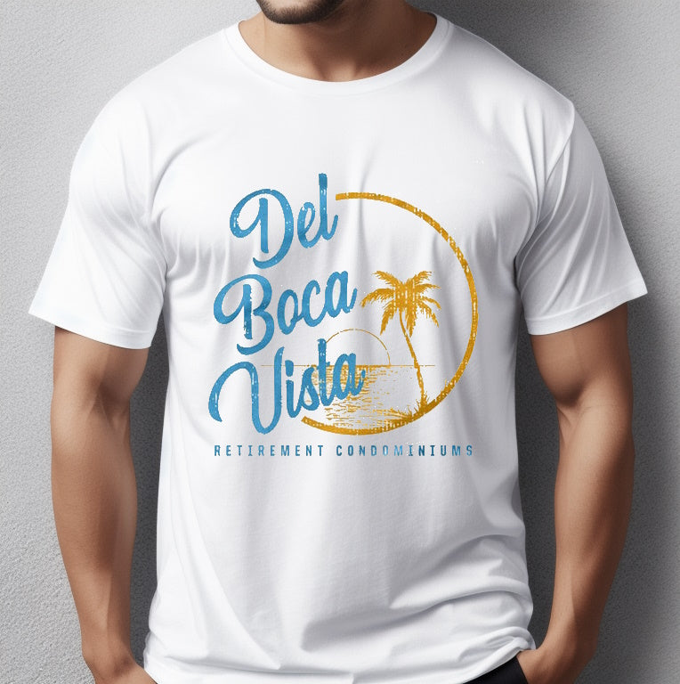 Del boca vista retirement condominiums Men's t-shirt - Premium t-shirt from MyDesigns - Just $16.95! Shop now at Lees Krazy Teez